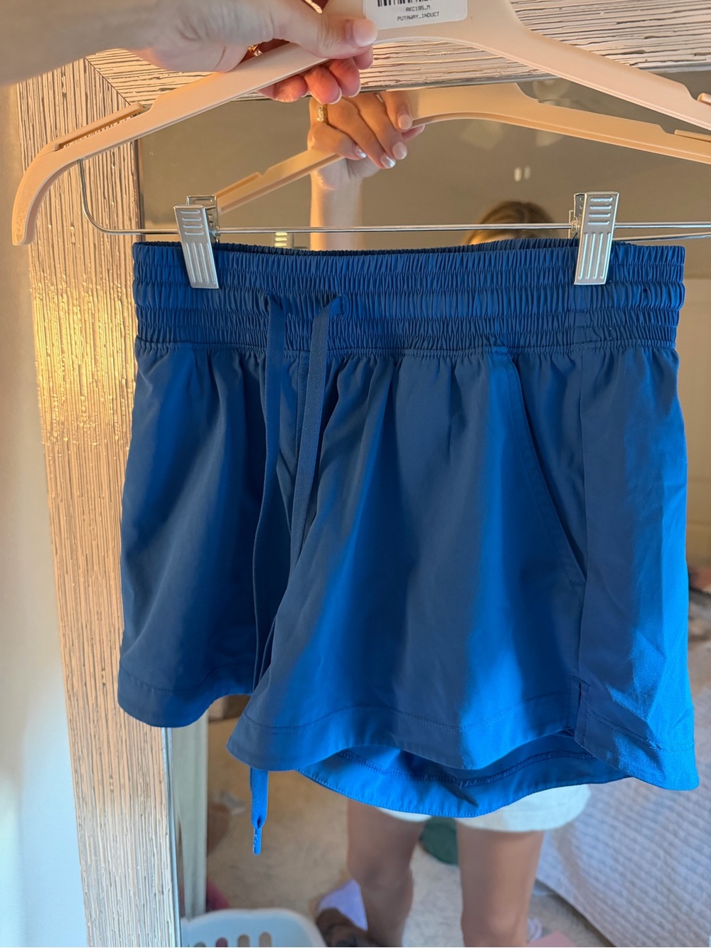 Abercrombie & Fitch Royal Blue Athletic Drawstring Shorts